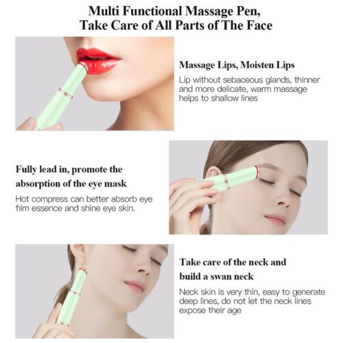 Vibration Massager for Eye Fatigue Relief and Dark Circles - Rejuvenate your eyes with soothing vibrations.