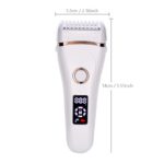 Electric Razor Painless Shaver for Women Hair Removal and Trimmer for Legs Underarm Waterproof LCD Display USB Charging is supported