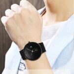 Men's Watches Top Brand Luxury Quartz Watch Men Casual Slim Mesh Steel Strap Waterproof Sport Watch