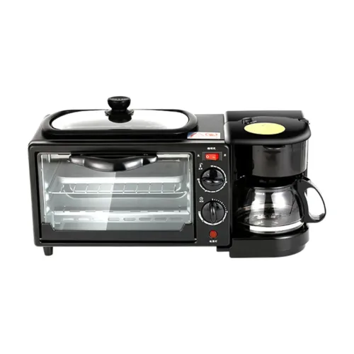 An electric built-in coffee maker multifunction oven, combining the convenience of an oven with a coffee maker.