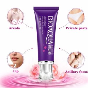 A specialized cream designed for intimate area skin lightening and brightening.