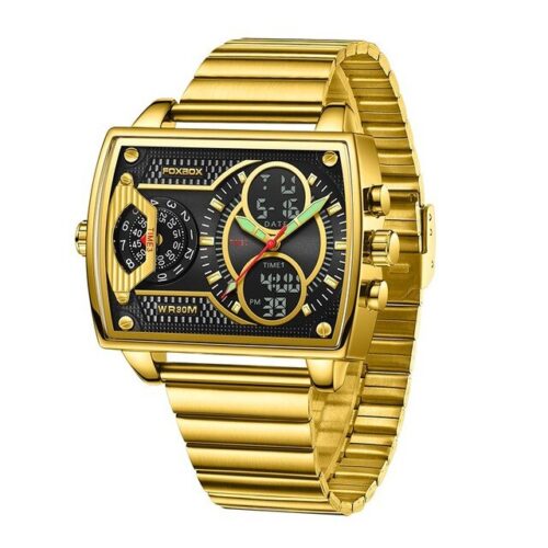 luxury watches for men, showcasing dual display functionality for added style and precision.