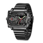 Watches for Men Luxury Brand Sport Wristwatch Waterproof Military Quartz Digital Clock Men Watch