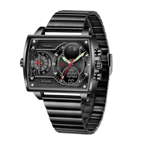 luxury watches for men, showcasing dual display functionality for added style and precision.