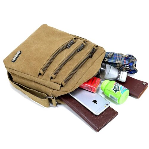 A versatile men's traveling shoulder bag handbag, the perfect companion for your journeys.