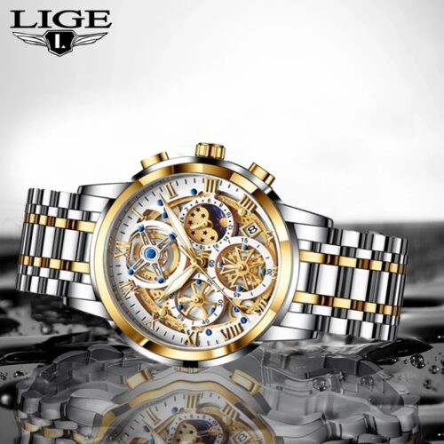 Men's Watch with Mineral Glass - Scratch Resistant, a durable and stylish timepiece.