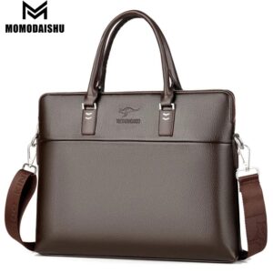 Men's PU leather vintage shoulder bag, a classic and stylish accessory for everyday use