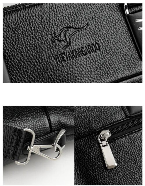 Men's PU leather vintage shoulder bag, a classic and stylish accessory for everyday use