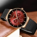 Men’s Watches Top Brand Luxury Quartz Watch Waterproof Ultra-Thin Wristwatch for Men