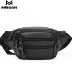 Real-Genuine-Leather-Men-s-Waist-Bag-Cowhide-Male-Zipper-Fanny-Pack-for-Site-Workers-Travel