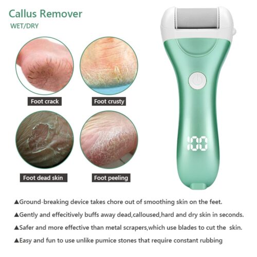 A specialized pedicure tool for effective and easy foot care.