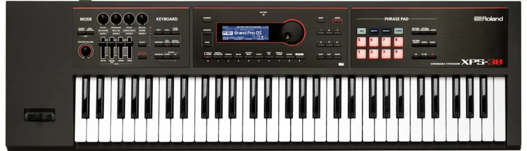 Roland XPS-30 Expandable Synthesizer, a versatile musical instrument for stage and studio. 