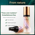 Facial Primer Makeup Long-Lasting Moisturizing Waterproof Oil-Control Three color isolation Primer Facial Cream