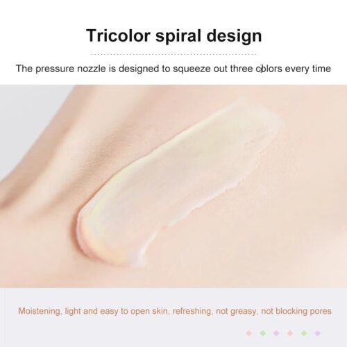 Three color isolation Primer Facial Cream