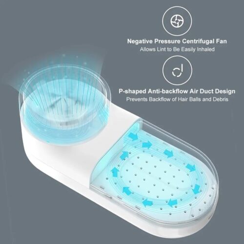 A handy tool for removing fabric lint and burs from clothing.