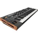 Novation Summit Two-part 16-voice 61-key Polyphonic Synthesizer, a powerful musical instrument for sound synthesis and music production.