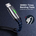 5A 2m Micro USB Type C Cable Android Mobile Phone Charger Fast Charging Data Cord Charge For iPhone 13 12 Xiaomi, Huawei