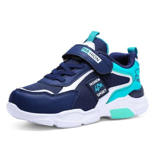Sneakers designed for both boys and girls, offering a versatile and comfortable footwear choice for children.