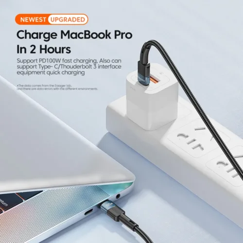 High-Power 100W USB Type C to USB C Charging Cable - Fast and Efficient Charging Solution.