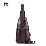 Men Messenger Bag Genuine Leather Men's Fashion Casual Crossbody Messenger Bag