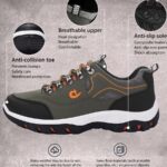 Men Hiking Shoes Outdoor Anti Slip Rubber Sole Mountain Sneakers Wear Resistant Boots Climbing Fashion and comfort