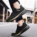 Men and Women Running knitted Shoes Fashionable Casual Sneakers Breathable for Sport Athletic Gym Lightweight
