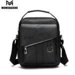 Men's Crossbody Men Shoulder Bags Zippers Handbags Large Capacity Artificial Leather Bag For Male Messenger Tote Bags