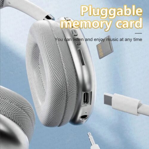Air Max Wireless Bluetooth Headphones - Premium Over-Ear Headset for High-Quality Audio and Hands-Free Convenience.