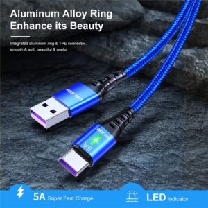 5A USB C Charging Cable - High-Powered Type C Cable for Fast Charging.