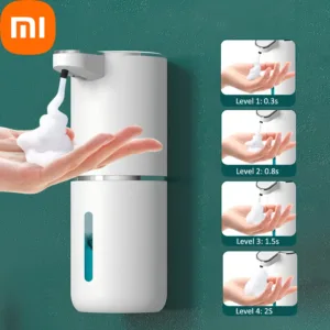 Automatic Foam Soap Dispenser 380ML Capacity, USB Charging Smart Bathroom Hand Washing