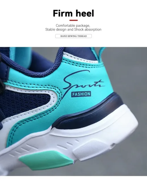 Sneakers designed for both boys and girls, offering a versatile and comfortable footwear choice for children.