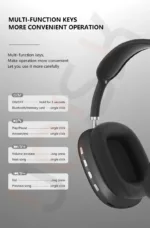 Original Air Max P9 TWS Wireless Bluetooth Headphones Noise Cancelling Mic Pods Over Ear Sports Gaming Headset for Apple iPhone