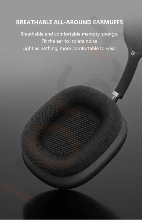 Air Max Wireless Bluetooth Headphones - Premium Over-Ear Headset for High-Quality Audio and Hands-Free Convenience.