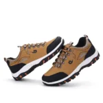 Men Hiking Shoes Outdoor Anti Slip Rubber Sole Mountain Sneakers Wear Resistant Boots Climbing Fashion and comfort