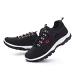 Men Hiking Shoes Outdoor Anti Slip Rubber Sole Mountain Sneakers Wear Resistant Boots Climbing Fashion and comfort