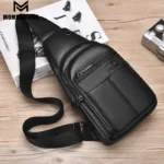 men's travel crossbody bag with a unique design