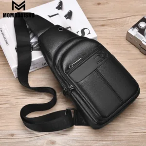 men's travel crossbody bag with a unique design