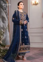 Asim Jofa's Embroidered Velvet Unstitched Ladies Suit Buy Online on Shoppkey