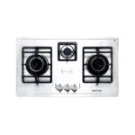 Upgrade your kitchen with this modern Square Pan Support Stainless Steel Hob featuring Imported Chinese Burners. Crafted from non-magnetic stainless steel, this 3-burner stove combines style with efficiency for a contemporary cooking experience.