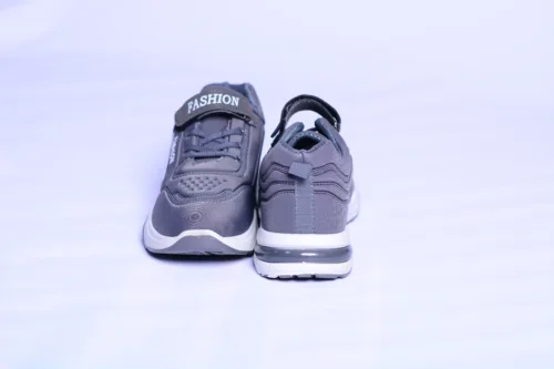 Image of Unisex Bubble Space Sneakers, a futuristic footwear design combining laces and Velcro for a versatile and stylish look, suitable for all genders.