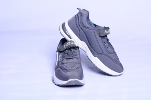 Image of Unisex Bubble Space Sneakers, a futuristic footwear design combining laces and Velcro for a versatile and stylish look, suitable for all genders.