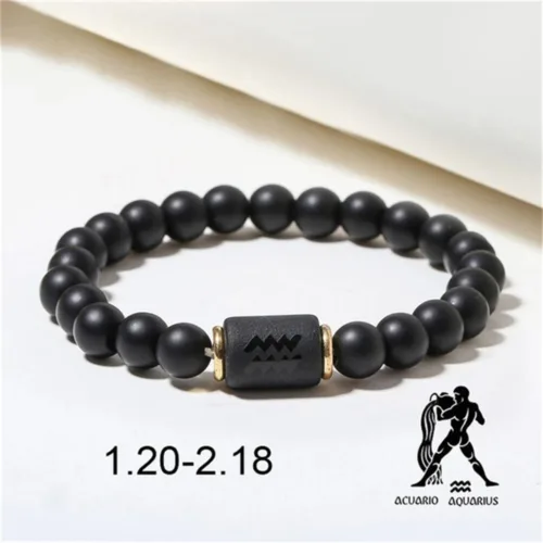 This Unisex Zodiac Signs Stretchable Beaded Bracelet is a harmonious fusion of style and meaning. Perfect as a jewelry gift for both men and women, it adds a touch of celestial allure to any ensemble.