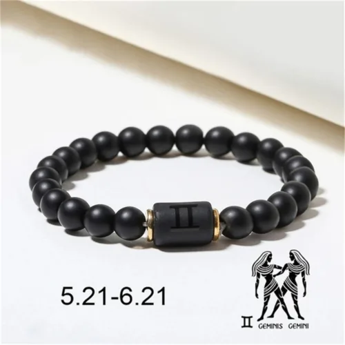 This Unisex Zodiac Signs Stretchable Beaded Bracelet is a harmonious fusion of style and meaning. Perfect as a jewelry gift for both men and women, it adds a touch of celestial allure to any ensemble.