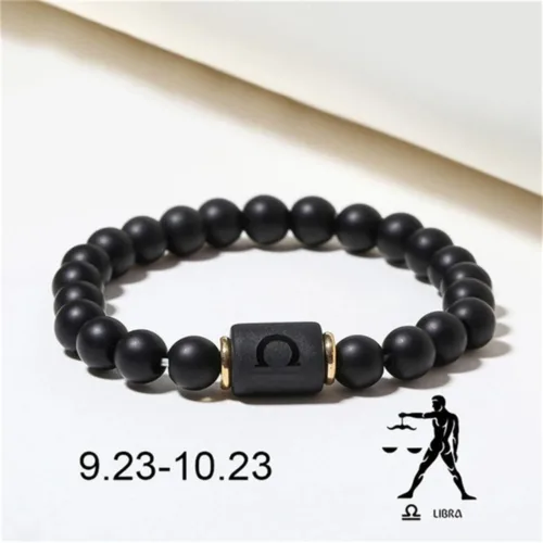 This Unisex Zodiac Signs Stretchable Beaded Bracelet is a harmonious fusion of style and meaning. Perfect as a jewelry gift for both men and women, it adds a touch of celestial allure to any ensemble.