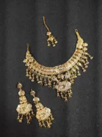 Bridal artificial gold jewellery design with an elegant touch of tradition (1)