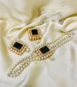 Hand Made Gold Platted Choker Set (1)