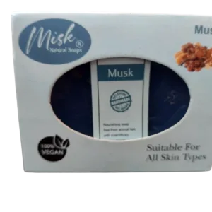 Musk Soap for all skins a luxurious soap bar with a serene musky scent, perfect for a relaxing bath and glowing skin