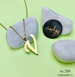 Personalized Alphabet Necklace Collection (22)