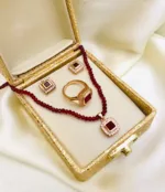Zircon Mala Necklace Set