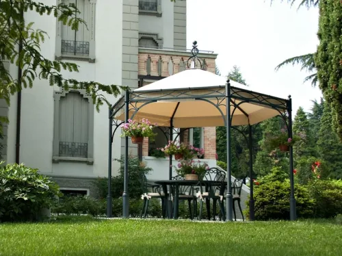 Transform your outdoor space with our stunning Garden Gazebo featuring Tensile Fabric Top Finish. Enjoy the perfect blend of style and functionality as you relax or entertain in your garden sanctuary.